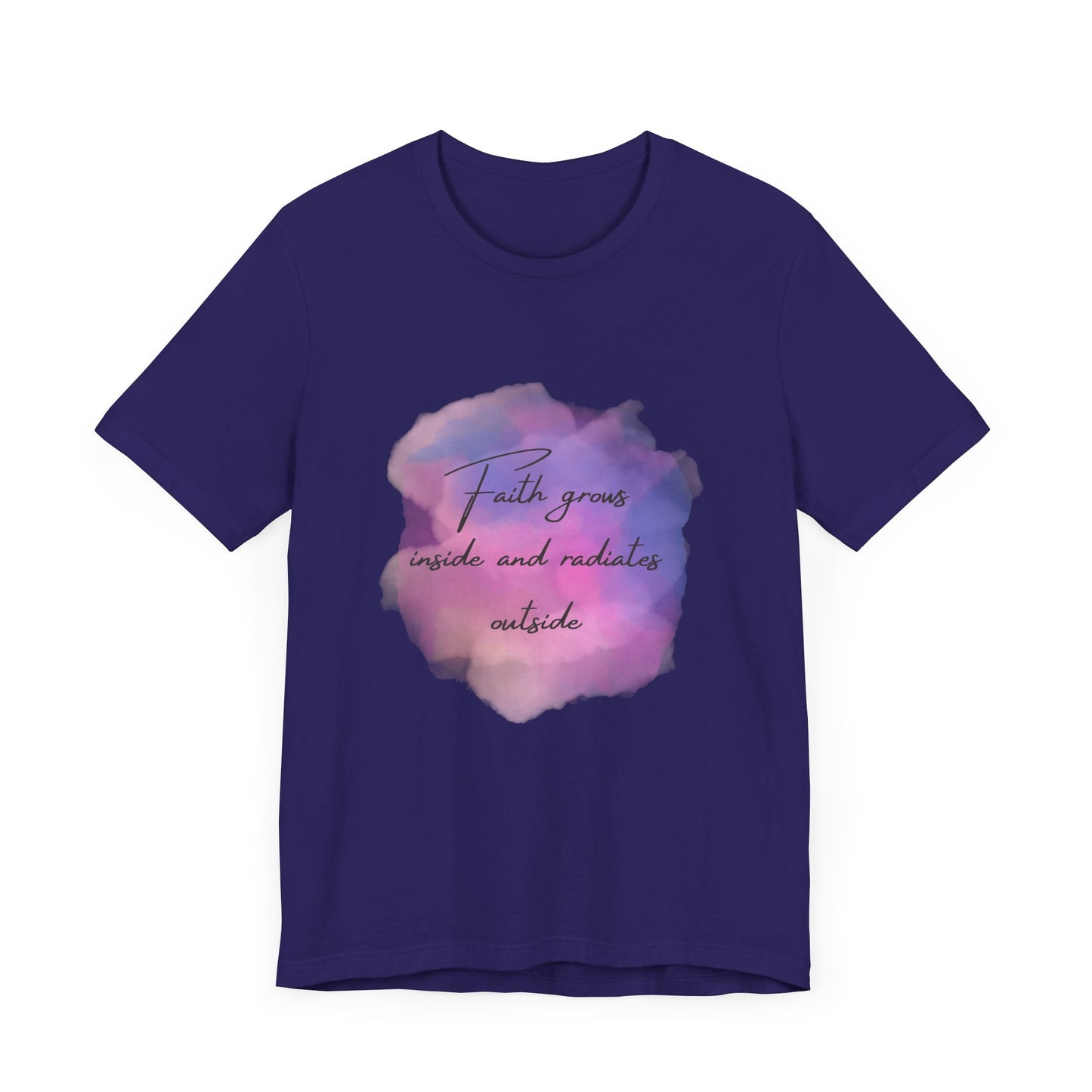 Inspirational Faith Growth Tee - Unisex Short Sleeve Shirt