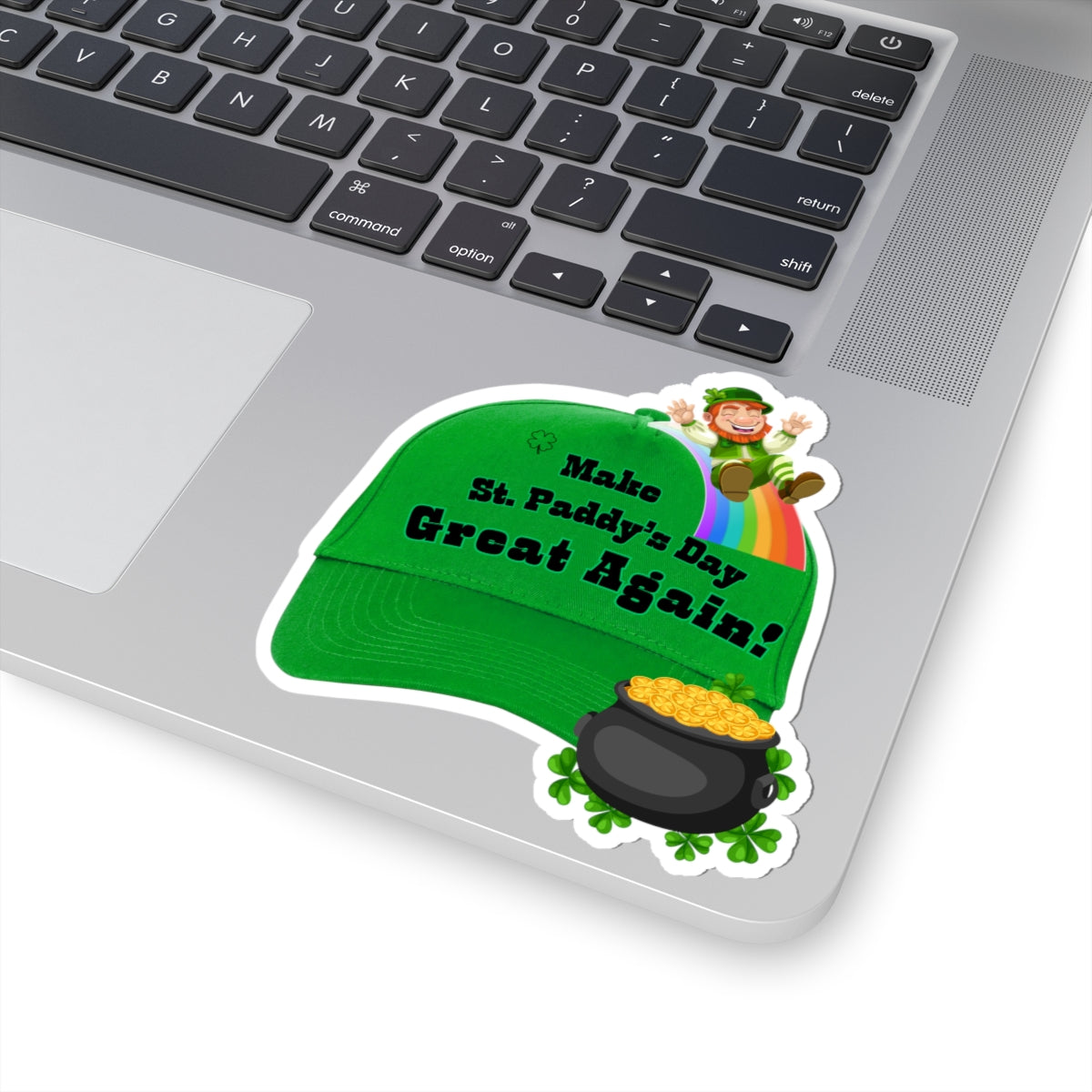 St. Paddy's Day Kiss-Cut Stickers - Make Great Again!