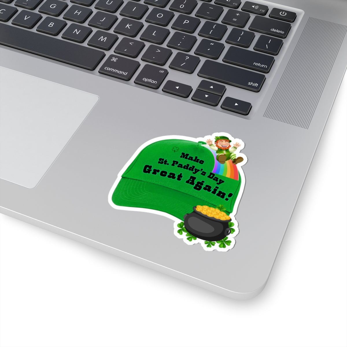 St. Paddy's Day Kiss-Cut Stickers - Make Great Again!